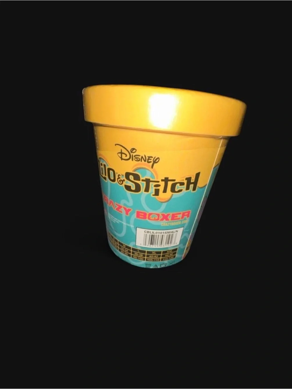 Disney Pineapple Dream Ice Cream Cup Packaging W/ Themed Boxers Briefs